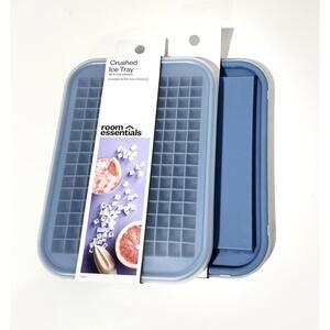 Room Essentials-Yellow Silicone Crushed Ice Tray With Lid- 150 Mini Cubes- 4 set